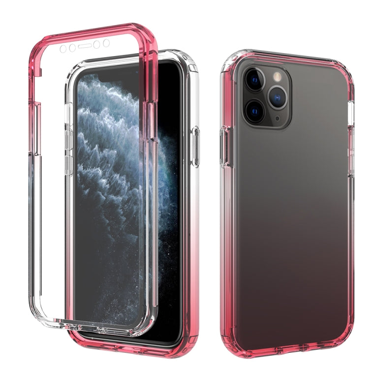 For iPhone 11 Pro Shockproof  High Transparency Two-color Gradual Change PC+TPU Candy Colors Protective Case