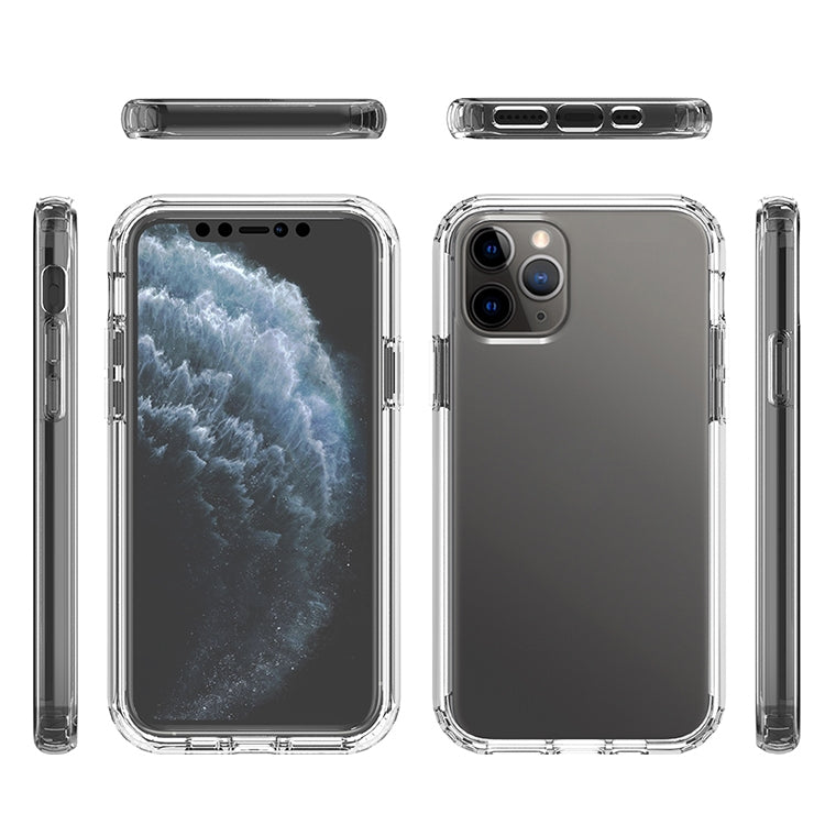 For iPhone 11 Pro Shockproof  High Transparency Two-color Gradual Change PC+TPU Candy Colors Protective Case