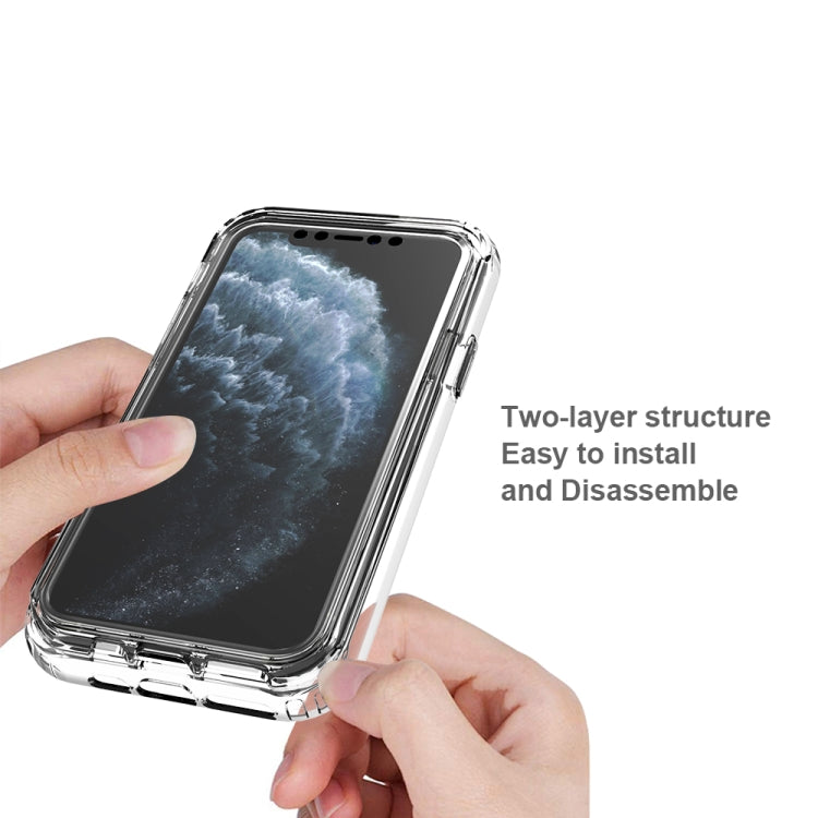 For iPhone 11 Pro Shockproof  High Transparency Two-color Gradual Change PC+TPU Candy Colors Protective Case