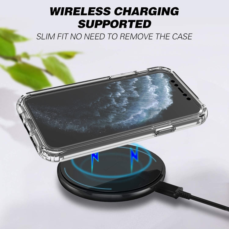 For iPhone 11 Pro Shockproof  High Transparency Two-color Gradual Change PC+TPU Candy Colors Protective Case