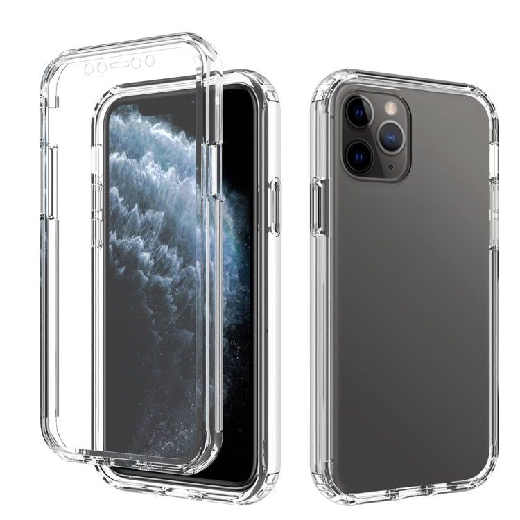 For iPhone 11 Pro Shockproof  High Transparency Two-color Gradual Change PC+TPU Candy Colors Protective Case