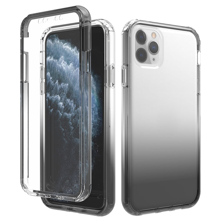 For iPhone 11 Pro Max Shockproof  High Transparency Two-color Gradual Change PC+TPU Candy Colors Protective Case