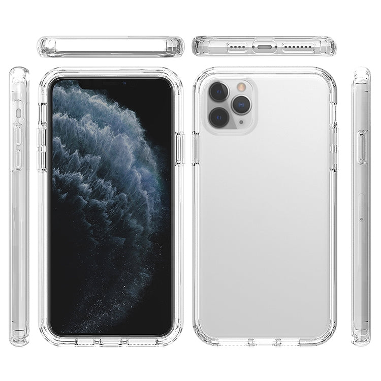 For iPhone 11 Pro Max Shockproof  High Transparency Two-color Gradual Change PC+TPU Candy Colors Protective Case