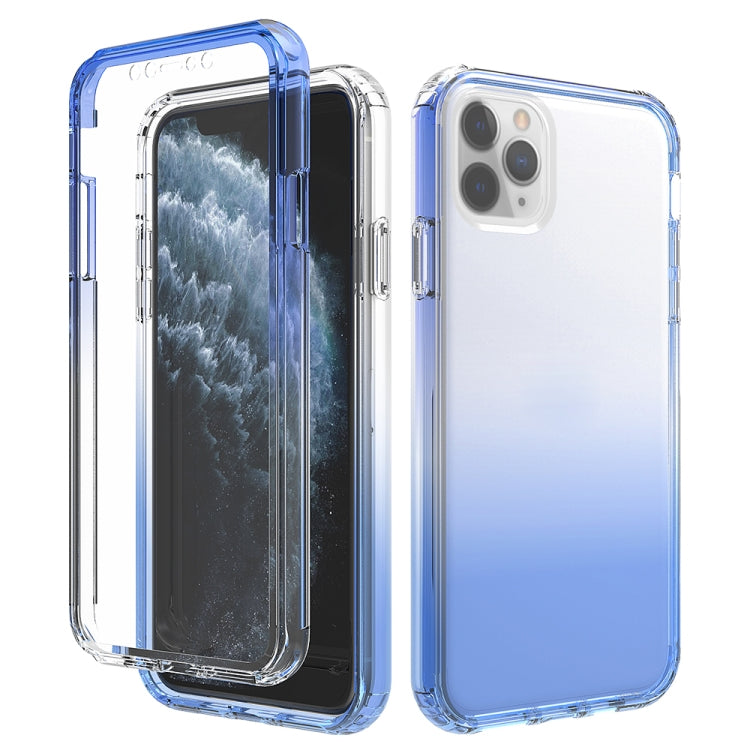 For iPhone 11 Pro Max Shockproof  High Transparency Two-color Gradual Change PC+TPU Candy Colors Protective Case