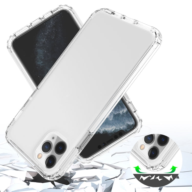 For iPhone 11 Pro Max Shockproof  High Transparency Two-color Gradual Change PC+TPU Candy Colors Protective Case
