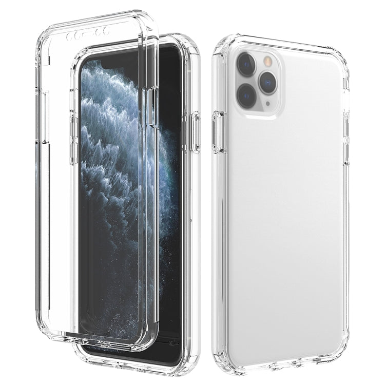 For iPhone 11 Pro Max Shockproof  High Transparency Two-color Gradual Change PC+TPU Candy Colors Protective Case