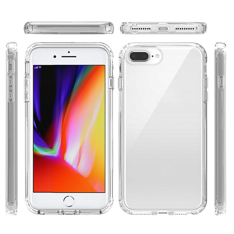 Shockproof  High Transparency Two-color Gradual Change PC+TPU Candy Colors Protective Case For iPhone 6 Plus / 6s Plus