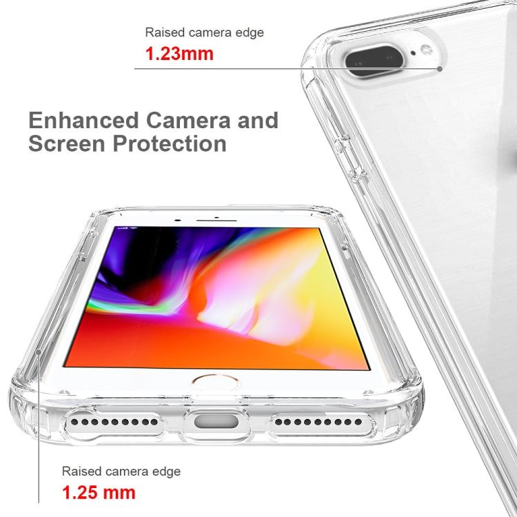Shockproof  High Transparency Two-color Gradual Change PC+TPU Candy Colors Protective Case For iPhone 6 Plus / 6s Plus