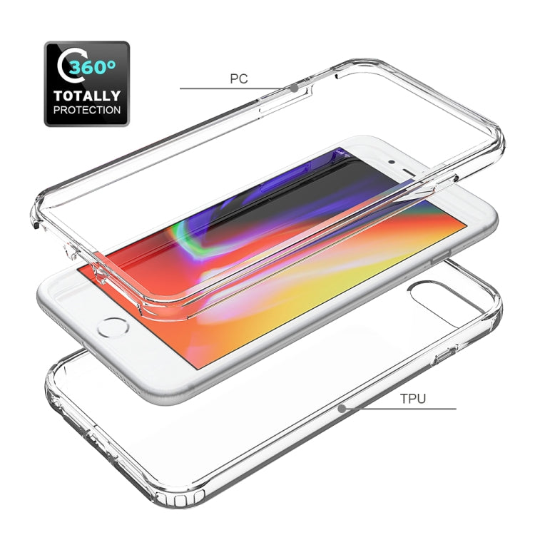 Shockproof  High Transparency Two-color Gradual Change PC+TPU Candy Colors Protective Case For iPhone 6 Plus / 6s Plus