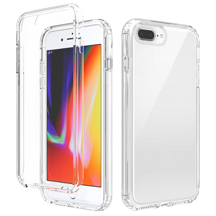 Shockproof  High Transparency Two-color Gradual Change PC+TPU Candy Colors Protective Case For iPhone 6 Plus / 6s Plus
