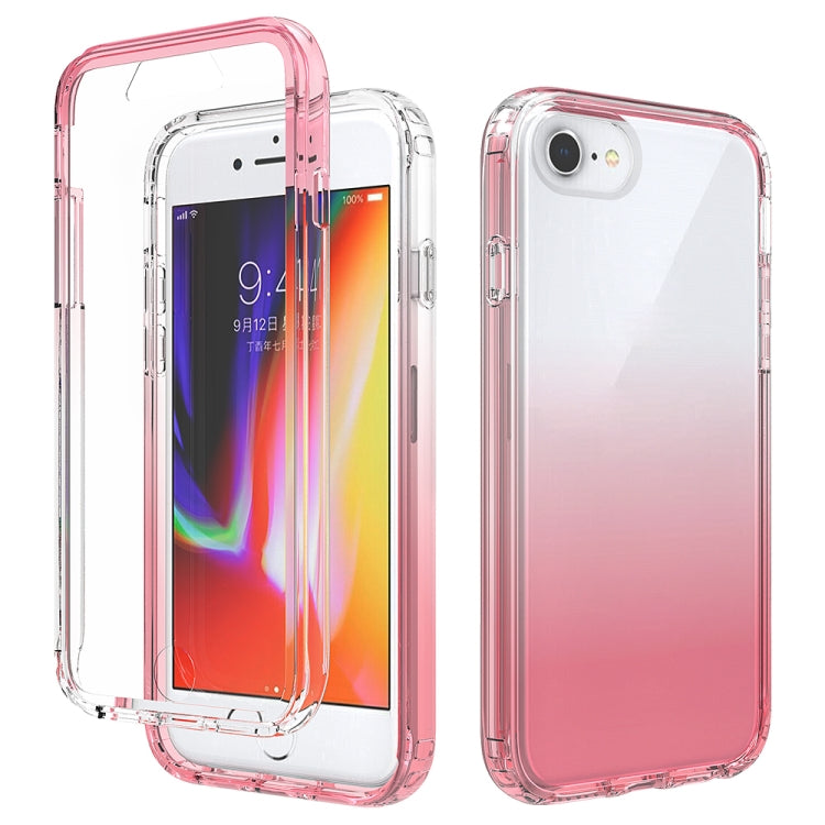 Shockproof  High Transparency Two-color Gradual Change PC+TPU Candy Colors Protective Case For iPhone 6 / 6s