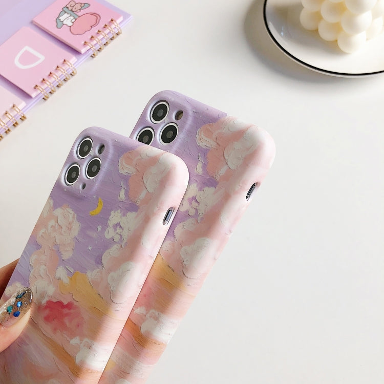 For iPhone 11 Shockproof Liquid TPU Pattern Protective Case