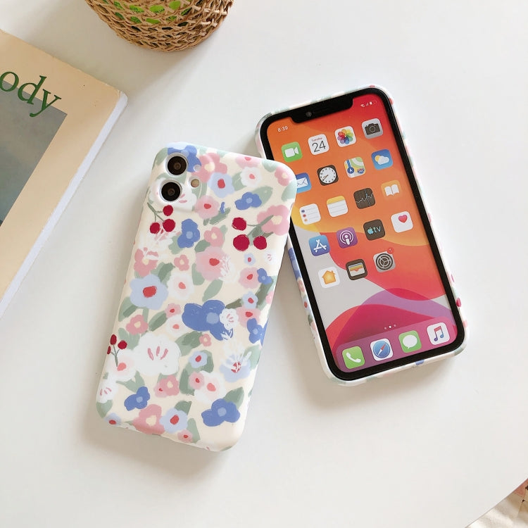 For iPhone 11 Pro Shockproof Liquid TPU Pattern Protective Case