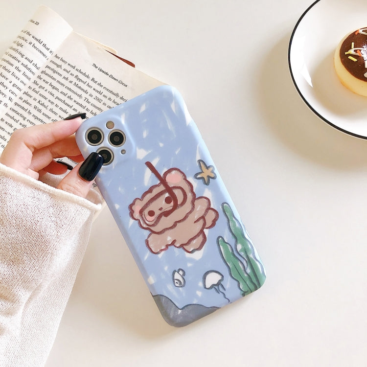For iPhone 11 Pro Shockproof Liquid TPU Pattern Protective Case