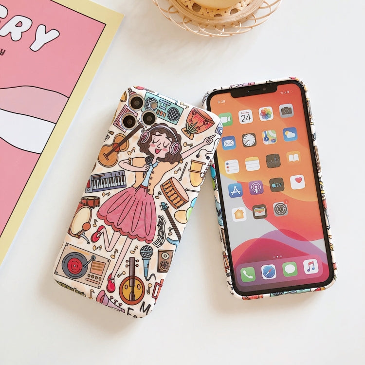 For iPhone 11 Pro Shockproof Liquid TPU Pattern Protective Case