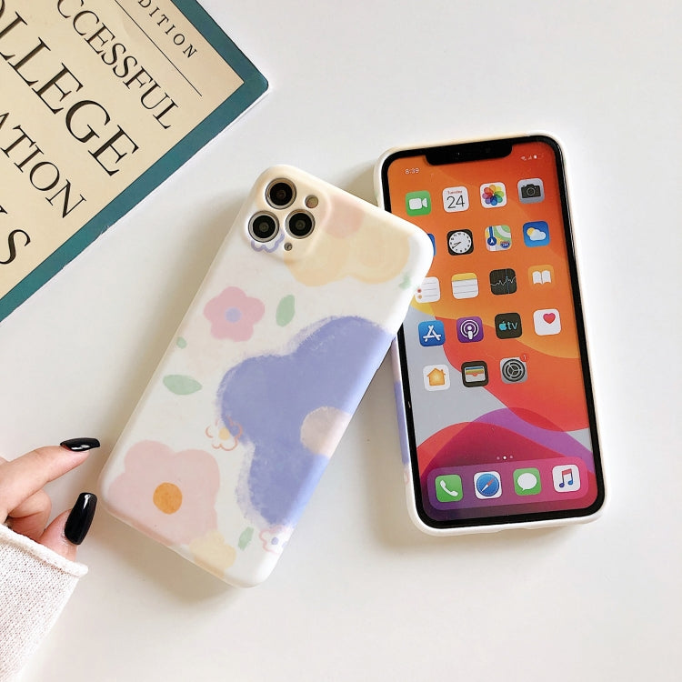 For iPhone 11 Pro Max Shockproof Liquid TPU Pattern Protective Case
