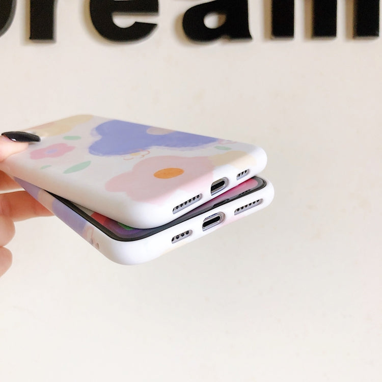 For iPhone 11 Pro Max Shockproof Liquid TPU Pattern Protective Case