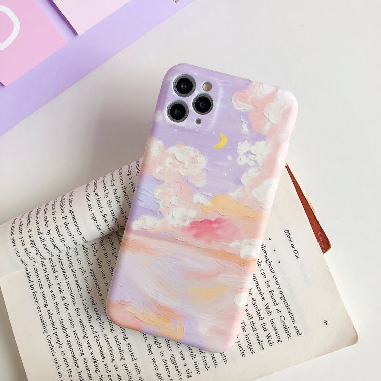 For iPhone 11 Pro Max Shockproof Liquid TPU Pattern Protective Case