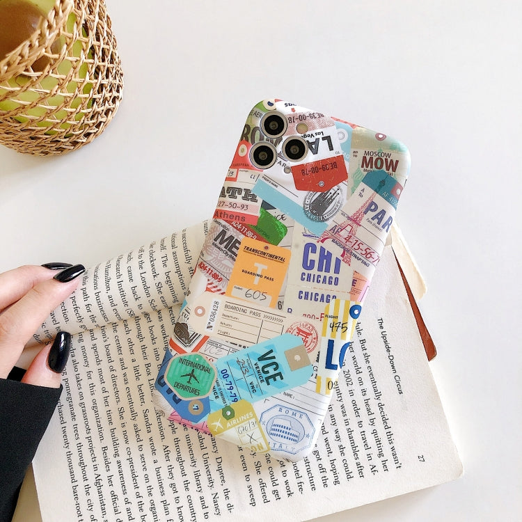 For iPhone 11 Pro Max Shockproof Liquid TPU Pattern Protective Case