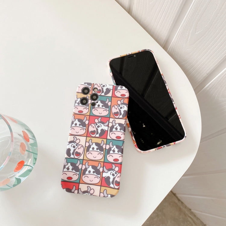 For iPhone 12 mini Shockproof Liquid TPU Pattern Protective Case