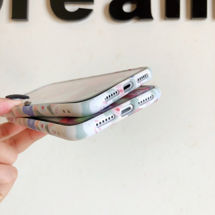 For iPhone 12 mini Shockproof Liquid TPU Pattern Protective Case