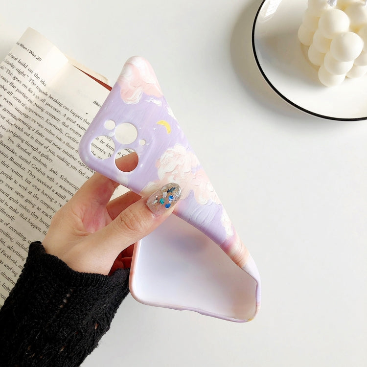 For iPhone 12 mini Shockproof Liquid TPU Pattern Protective Case
