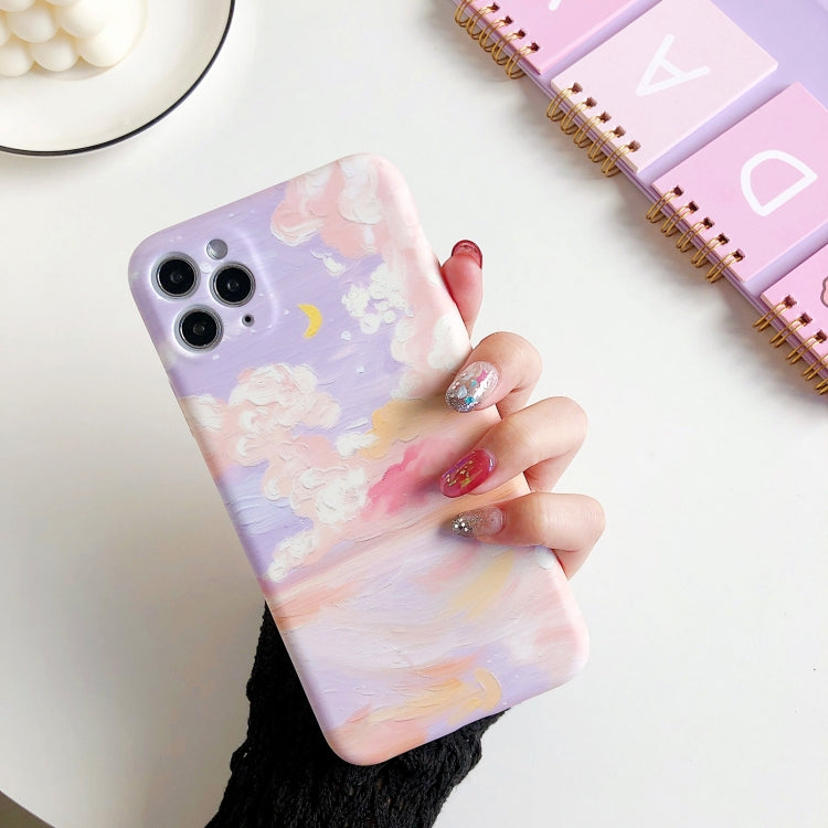 For iPhone 12 Shockproof Liquid TPU Pattern Protective Case