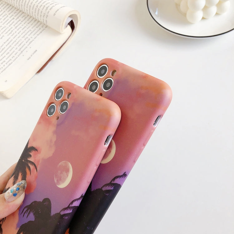 For iPhone 12 Shockproof Liquid TPU Pattern Protective Case