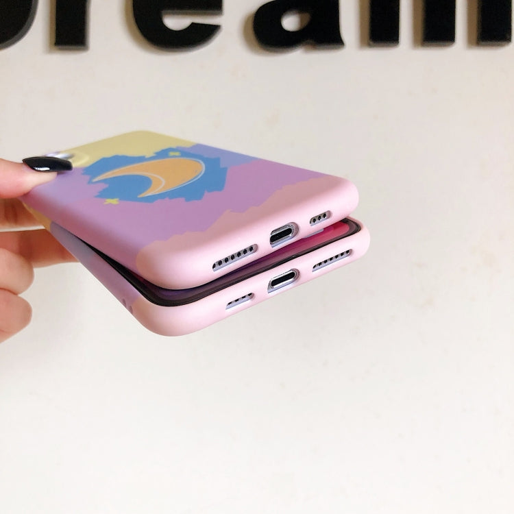 For iPhone 12 Pro Max Shockproof Liquid TPU Pattern Protective Case