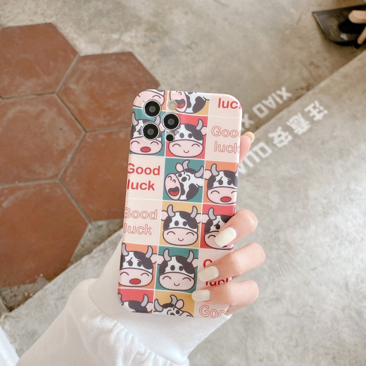 For iPhone 12 Pro Max Shockproof Liquid TPU Pattern Protective Case
