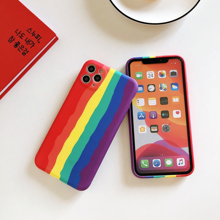 For iPhone 12 Pro Max Shockproof Liquid TPU Pattern Protective Case