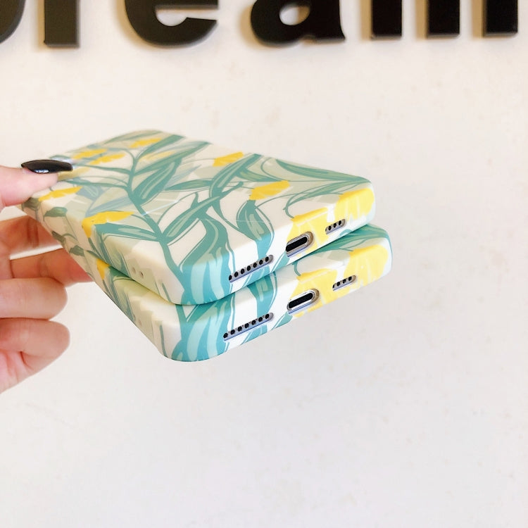 For iPhone 11 Shockproof Liquid TPU Pattern Protective Case with Holder