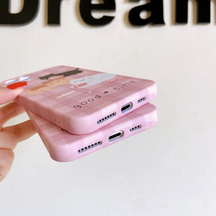 For iPhone 11 Pro Shockproof Liquid TPU Pattern Protective Case with Holder