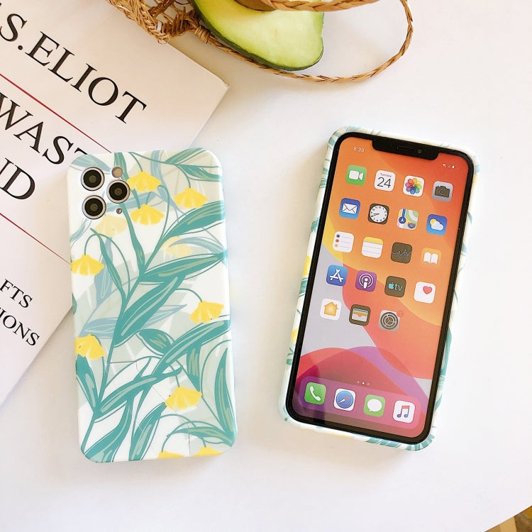 For iPhone 11 Pro Shockproof Liquid TPU Pattern Protective Case with Holder