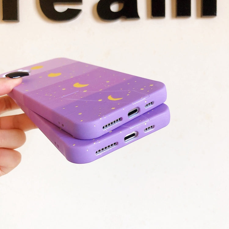 For iPhone 11 Pro Max Shockproof Liquid TPU Pattern Protective Case with Holder