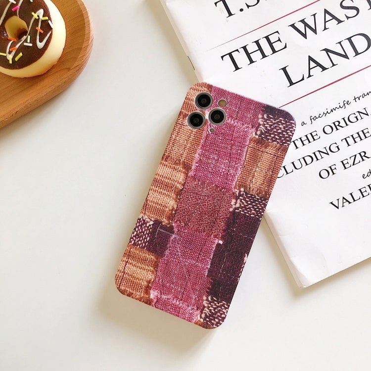 For iPhone 12 mini Shockproof Liquid TPU Pattern Protective Case with Holder