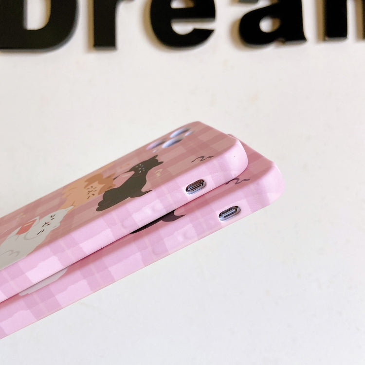 For iPhone 12 Shockproof Liquid TPU Pattern Protective Case with Holder