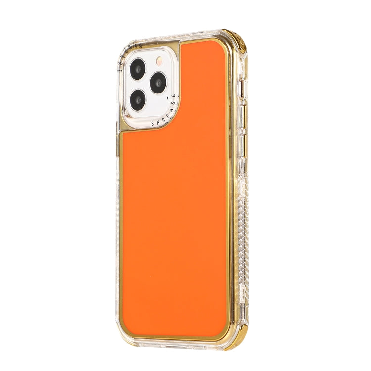 For iPhone 11 Pro 3 in 1 Dreamland Electroplating Solid Color TPU + Transparent Border Protective Case