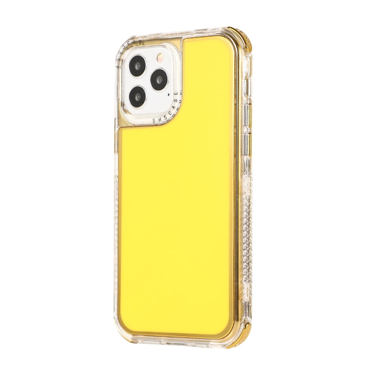 For iPhone 11 Pro Max 3 in 1 Dreamland Electroplating Solid Color TPU + Transparent Border Protective Case