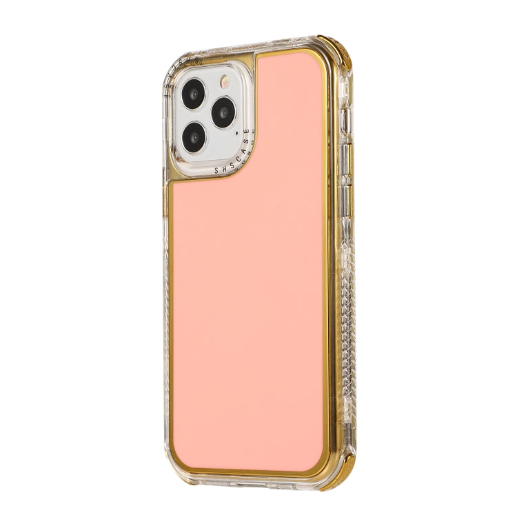 For iPhone 11 Pro Max 3 in 1 Dreamland Electroplating Solid Color TPU + Transparent Border Protective Case