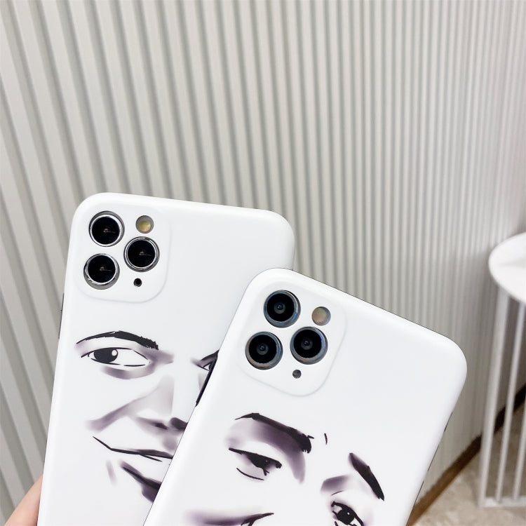 For iPhone 12 Pro Max IMD Full Coverage Silicone Soft Protective Case