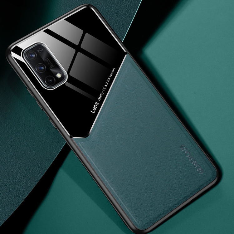 For OPPO Realme X7 All-inclusive Leather + Organic Glass Protective Case with Metal Iron Sheet