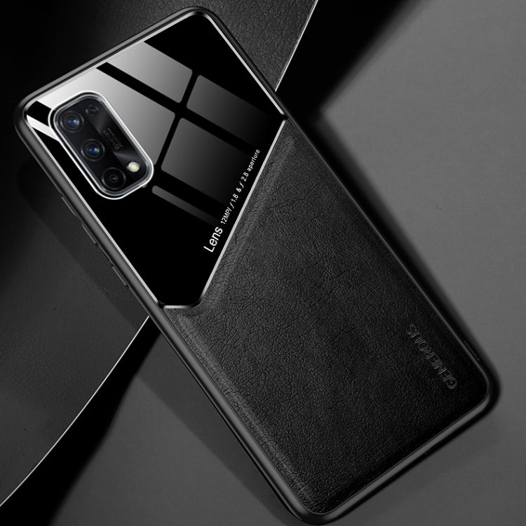 For OPPO Realme X7 All-inclusive Leather + Organic Glass Protective Case with Metal Iron Sheet