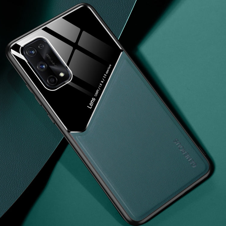 For OPPO Realme X7 Pro All-inclusive Leather + Organic Glass Protective Case with Metal Iron Sheet