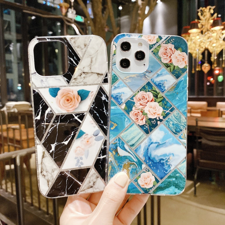 For iPhone 11 IMD Marble Pattern Shockproof TPU Protective Case