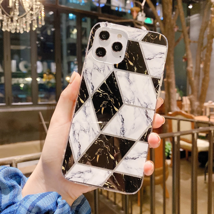 For iPhone 11 Pro IMD Marble Pattern Shockproof TPU Protective Case