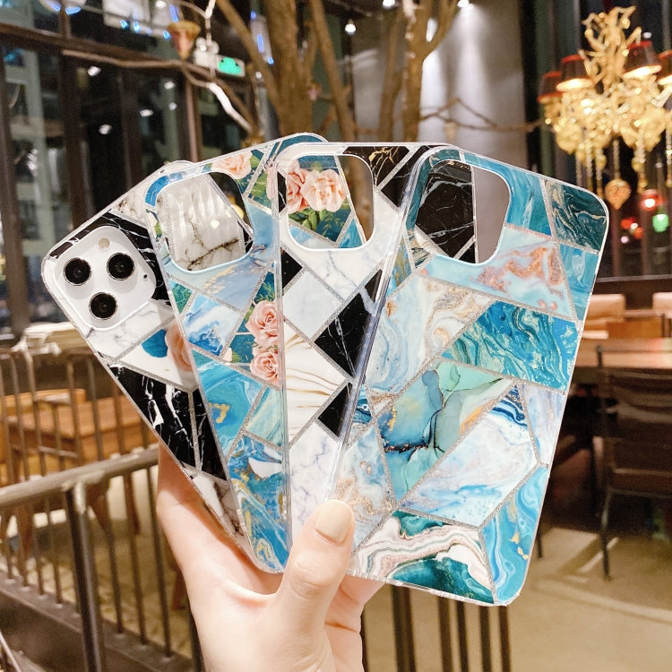 For iPhone 11 Pro Max IMD Marble Pattern Shockproof TPU Protective Case