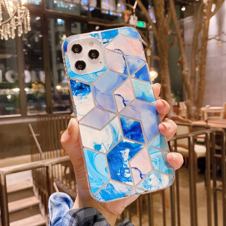 For iPhone 12 mini IMD Marble Pattern Shockproof TPU Protective Case