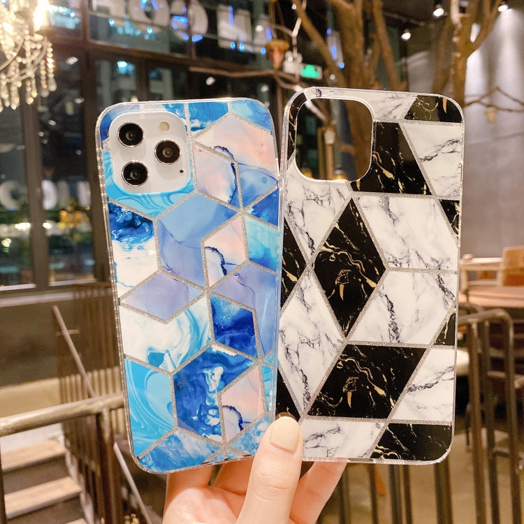 For iPhone 12 mini IMD Marble Pattern Shockproof TPU Protective Case