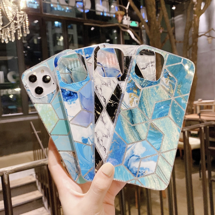 For iPhone 12 Pro Max IMD Marble Pattern Shockproof TPU Protective Case